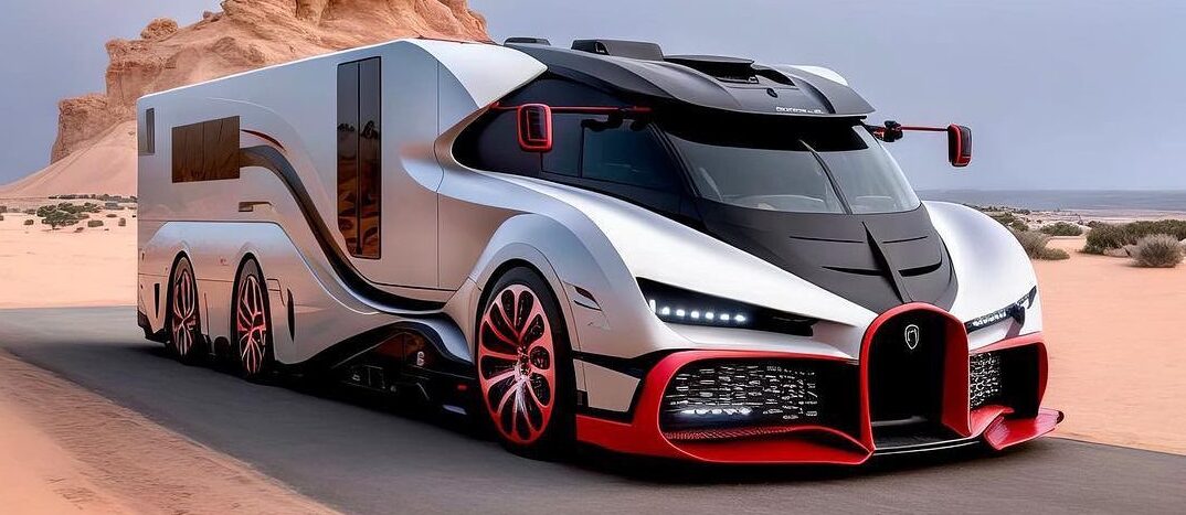 Что, если бы Bugatti производила внедорожники, грузовики полуприцепы и фургоны