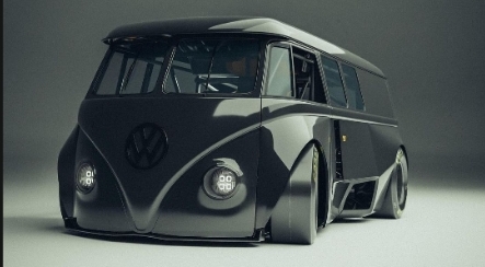 Автобус Volkswagen со средним расположением двигателя