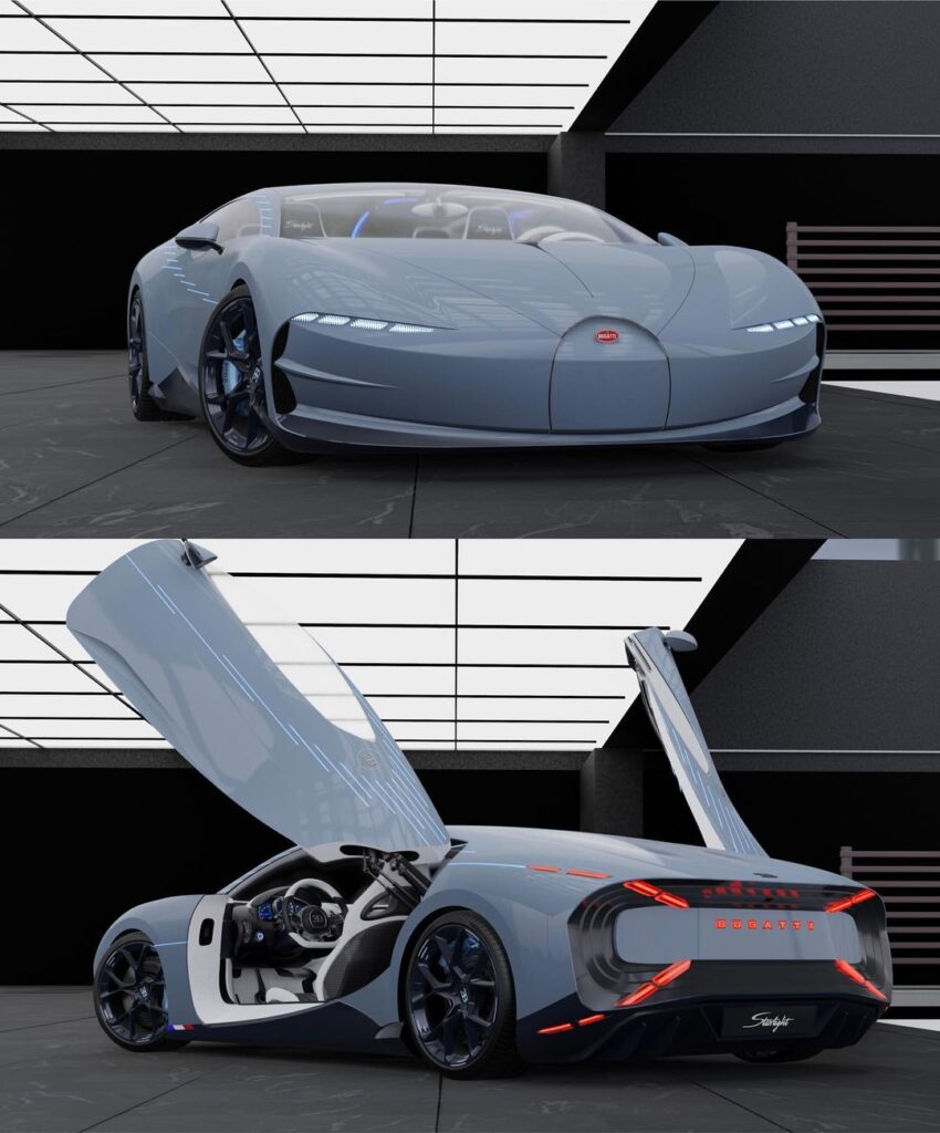 Первый четырехместный автомобиль Bugatti — полностью электрическая люксовая ракета
