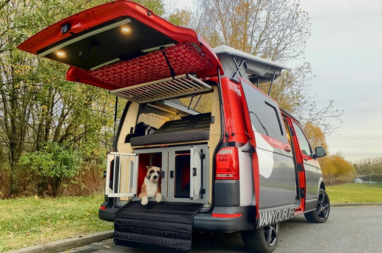 Фургон для собак Fellschnute, потрясающий дом на колесах для собак и их владельцев