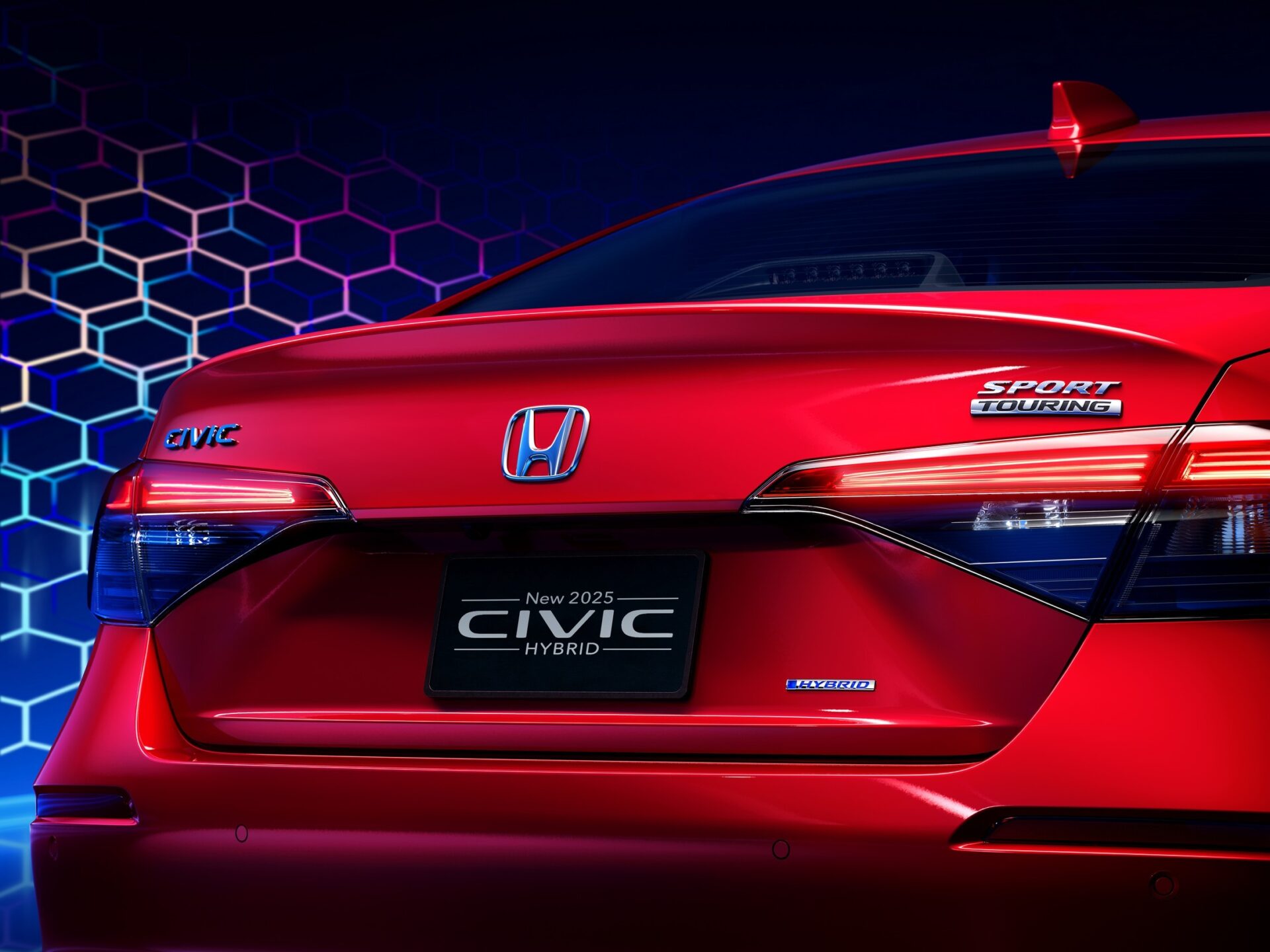 Обновленный гибрид Honda Civic 2025 года