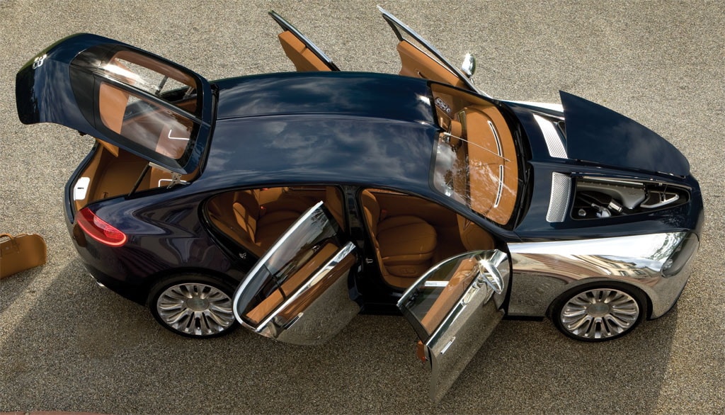 Гиперседан Bugatti Galibier 2026 хочет получить цифровую часть Koenigsegg Gemera