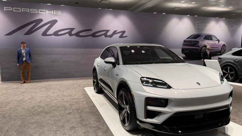 Совершенно новый Porsche Macan EV 2025 бросает вызов Tesla Model Y