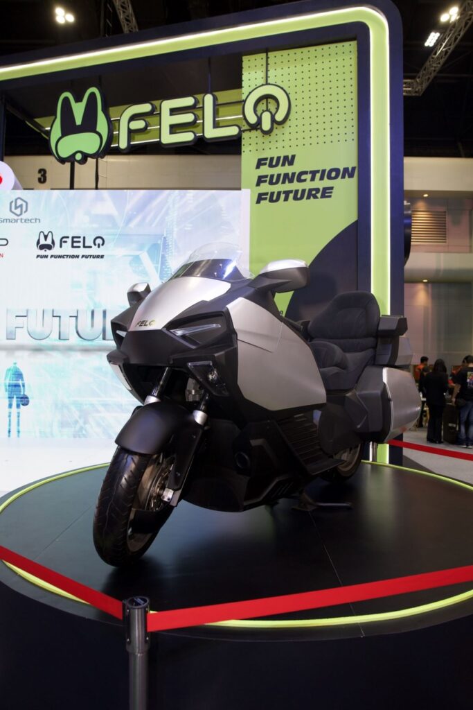 Электрический мотоцикл Felo TooZ обещает сумасшедший запас хода при рекордном дизайне